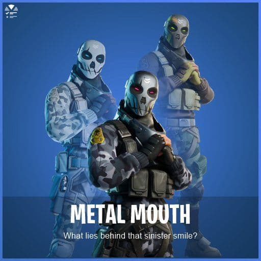 Skin de Metal Mouth con sus estilos en Fortnite