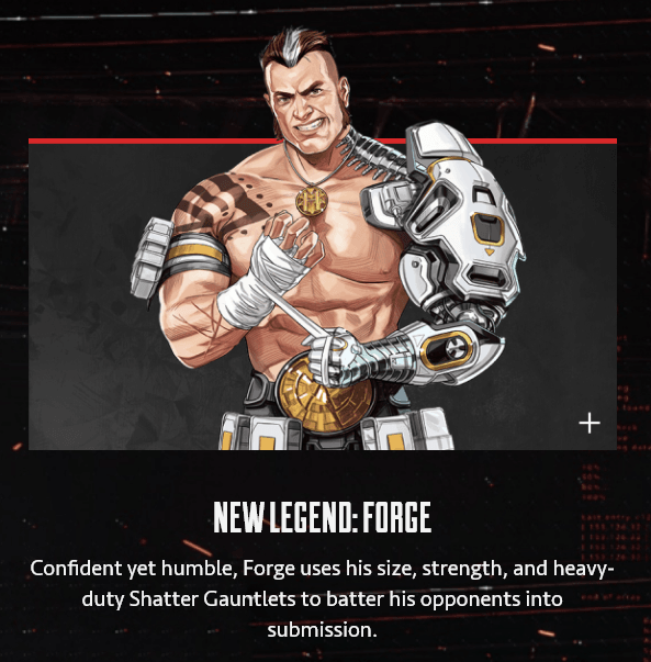 Descripción de Forge Apex Legends