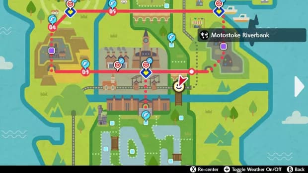 Mapa de Snorlax en Pokémon Espada y Escudo
