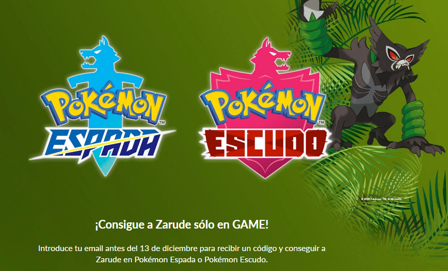 Logos de Pokémon y Zarude