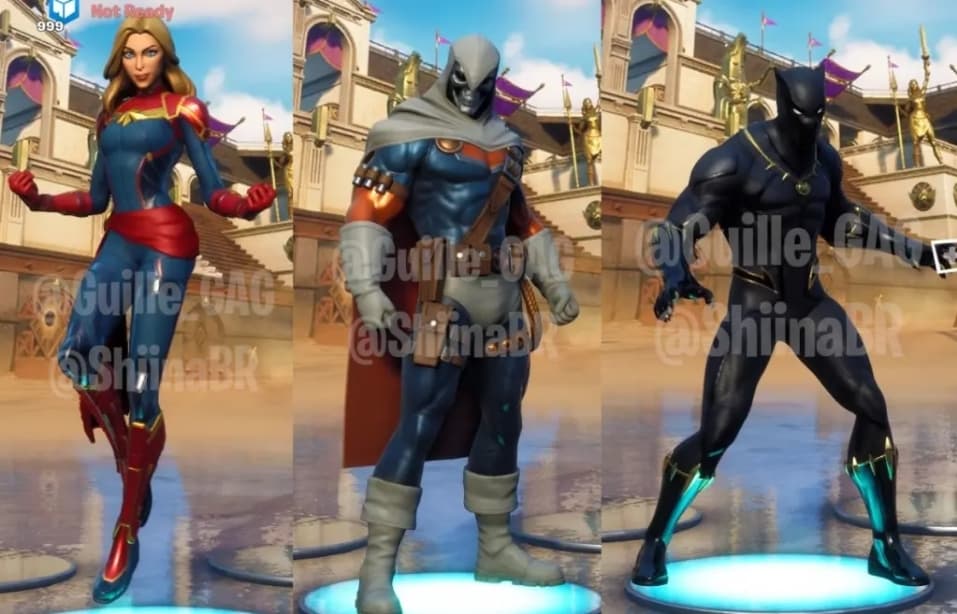 Nuevas skins de Marvel en Fortnite