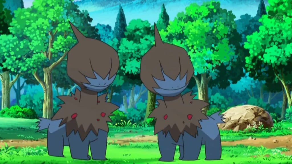 Dos Deinos en la serie de Pokémon