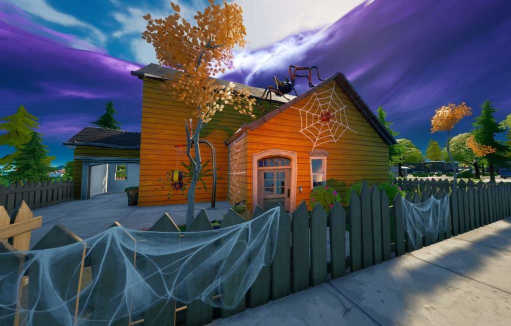Casa decorada de Halloween en Fortnite