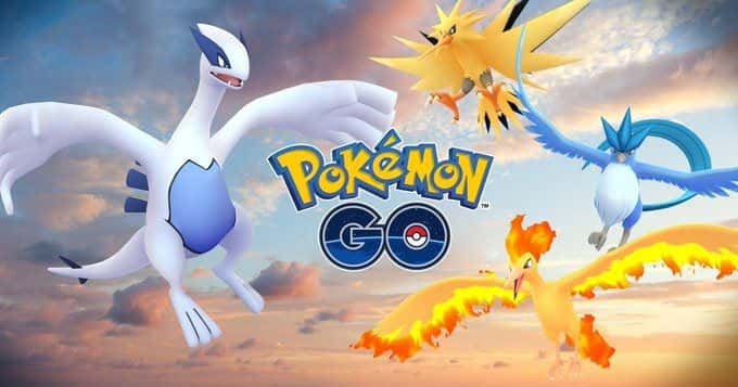 Aves legendarias en Pokémon GO