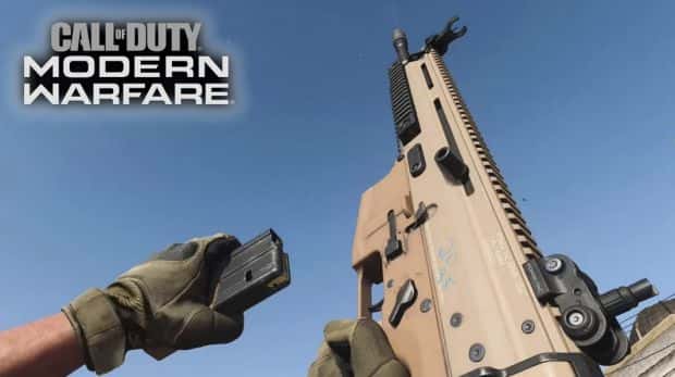 Modern Warfare recargar arma