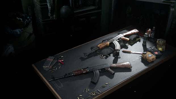 AK-47 y AK74u Warzone