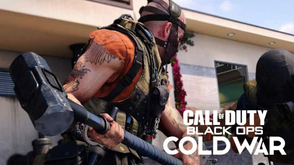 Sledgehammer en Call of Duty Black Ops Cold War