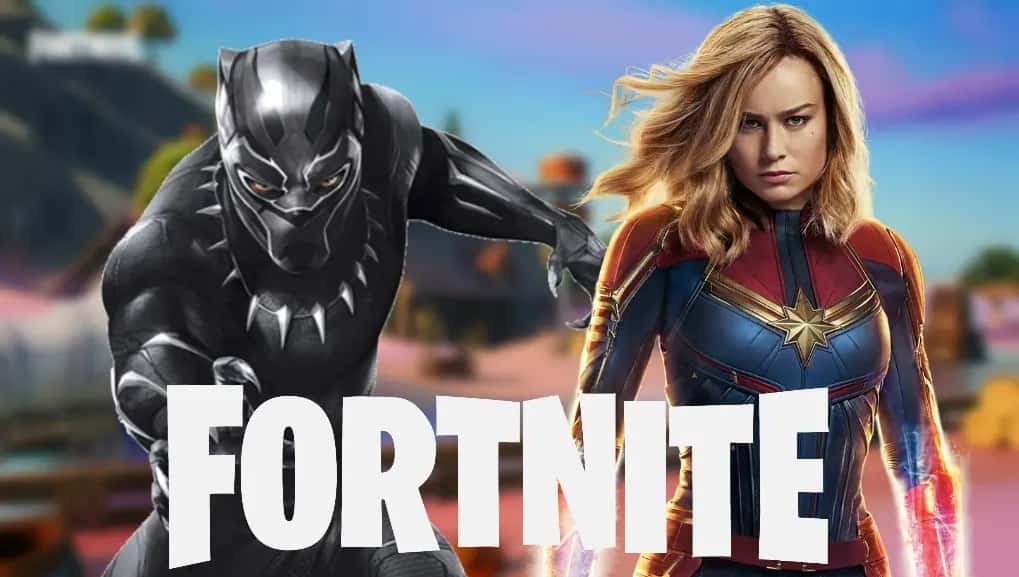 Black Panther y Captain Marvel en Fortnite
