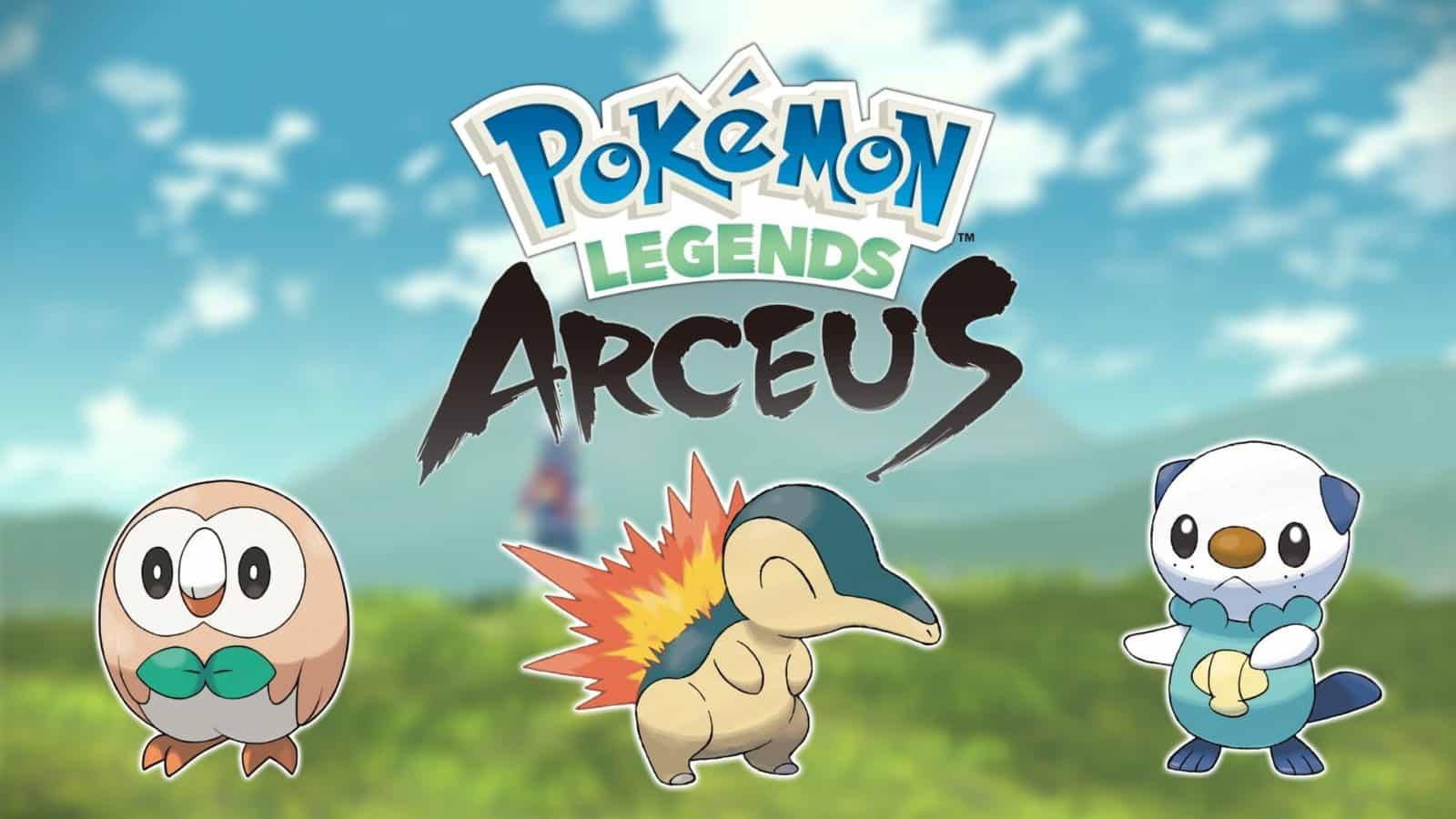 Pokémon Legends pokémon confirmados