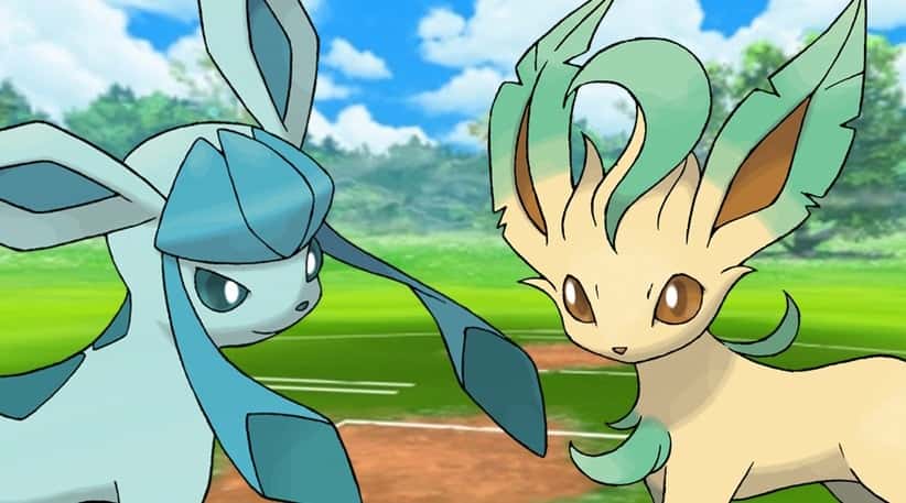 Leafeon y Glaceon