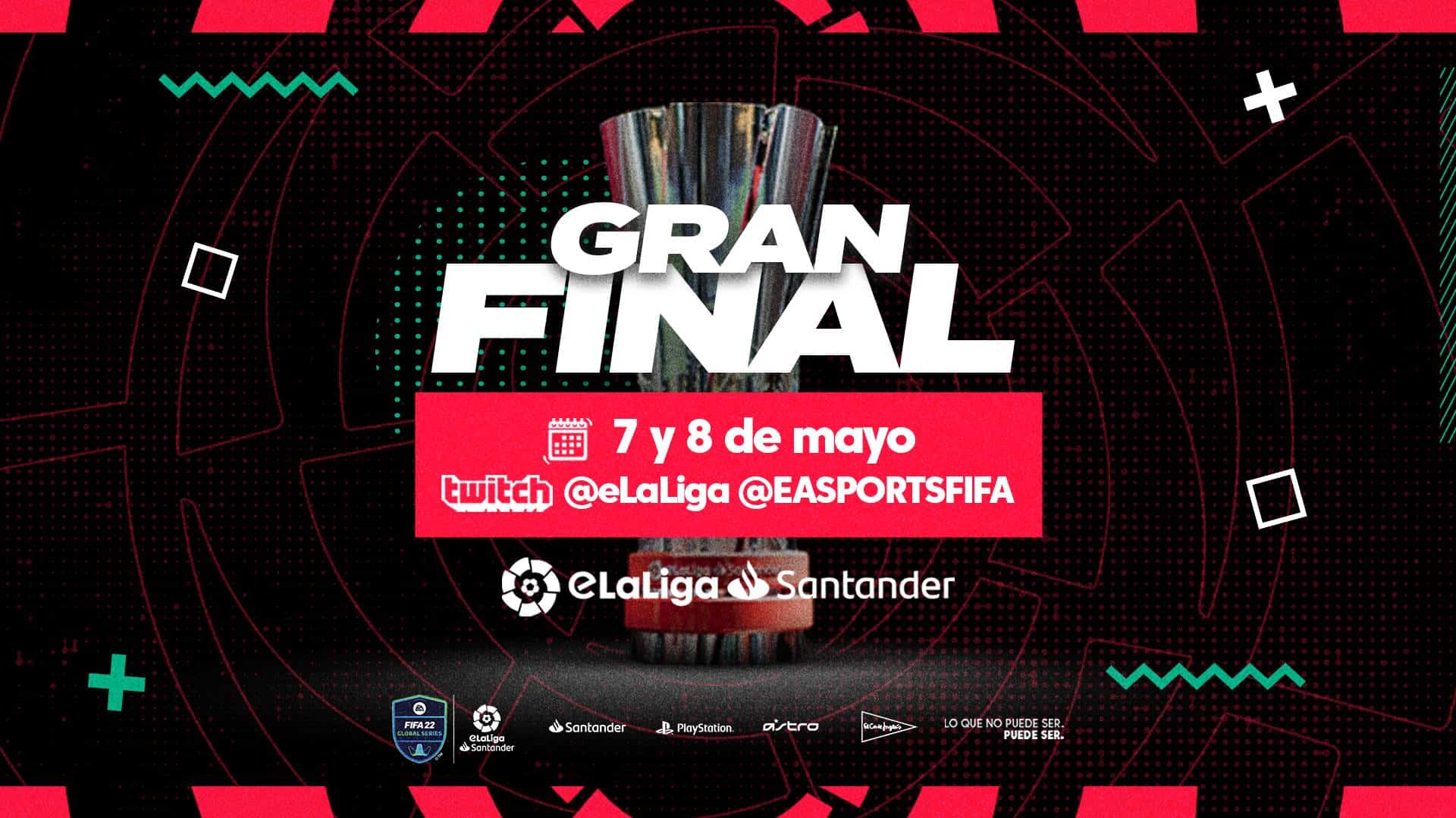Logo de las finales de eLaLiga Santander FIFA 22