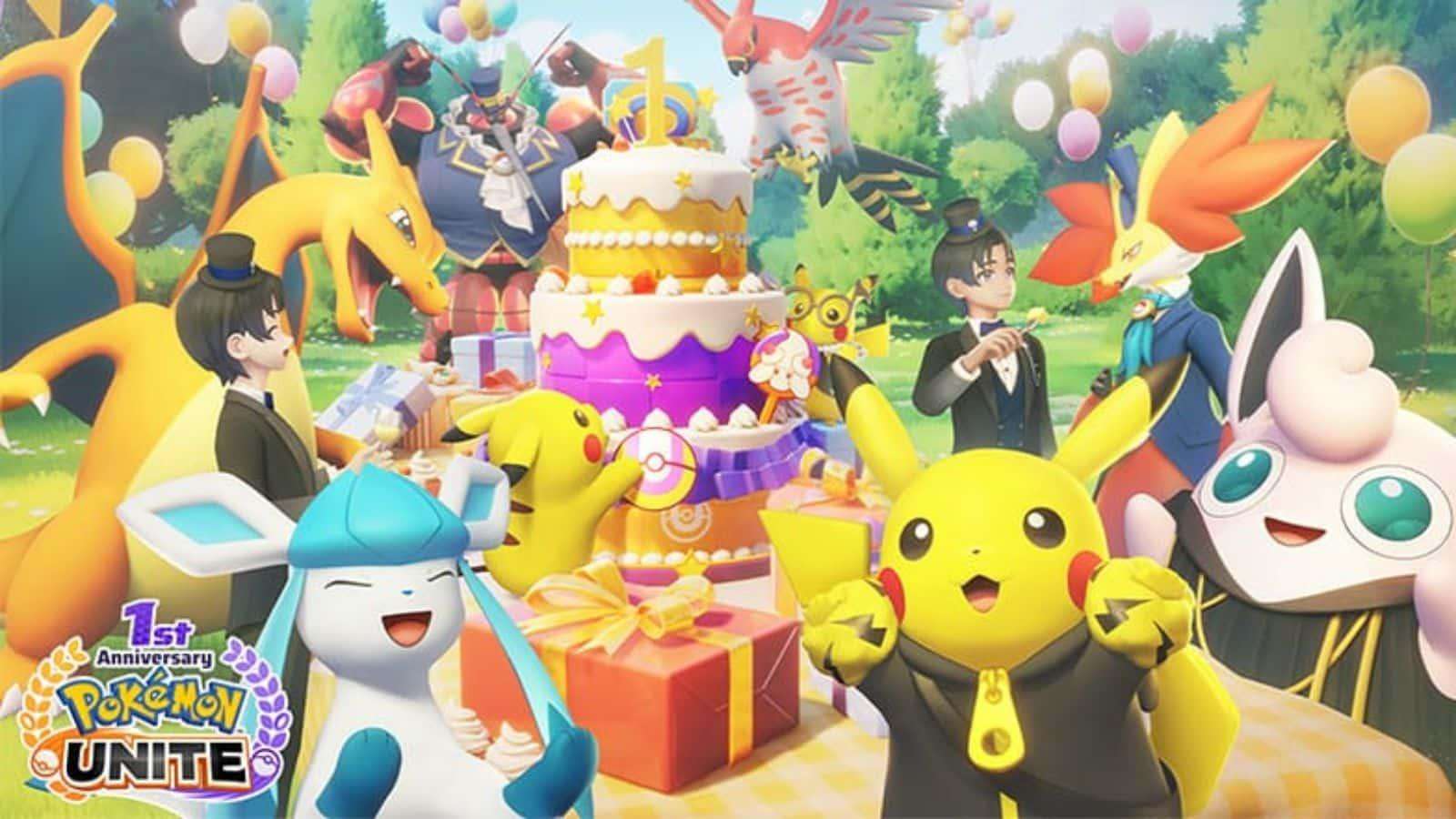 pokemon unite aniversario