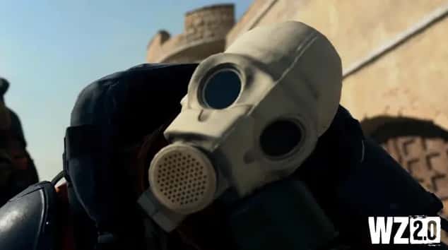 máscara de gas warzone 2 truco