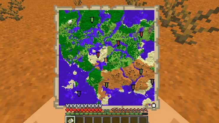 mapa minecraft