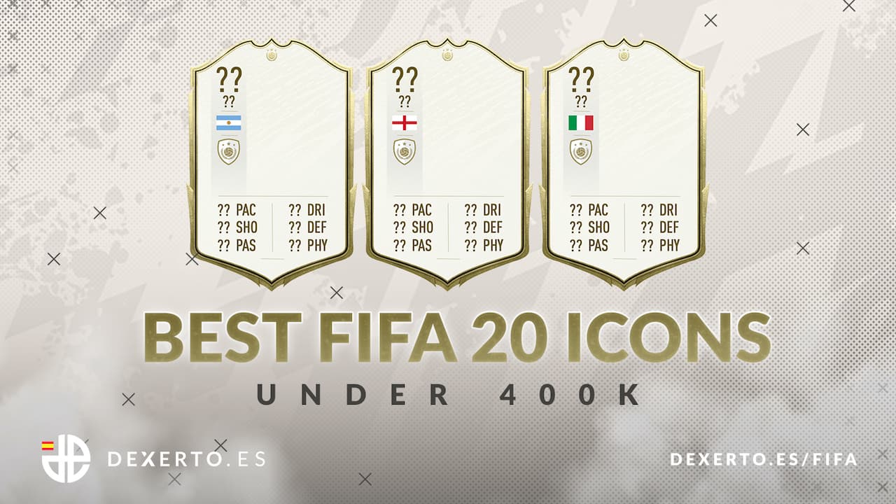 Mejores iconos de FIFA 20 por 400k o menos.