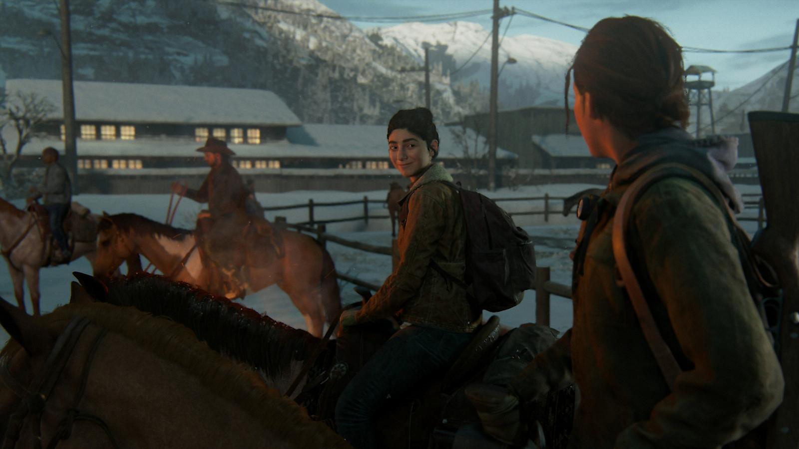 Ellie de The Last of Us 2 a caballo