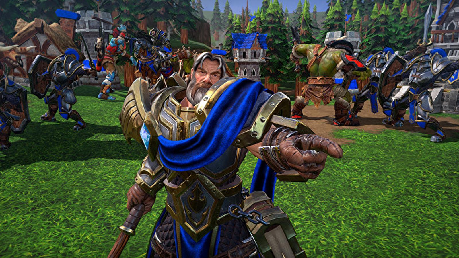 Uther en Warcraft 3 Reforged