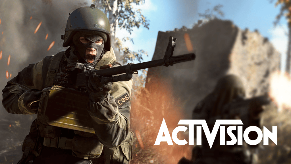 Call of Duty Modern Warfare con el logo de Activision