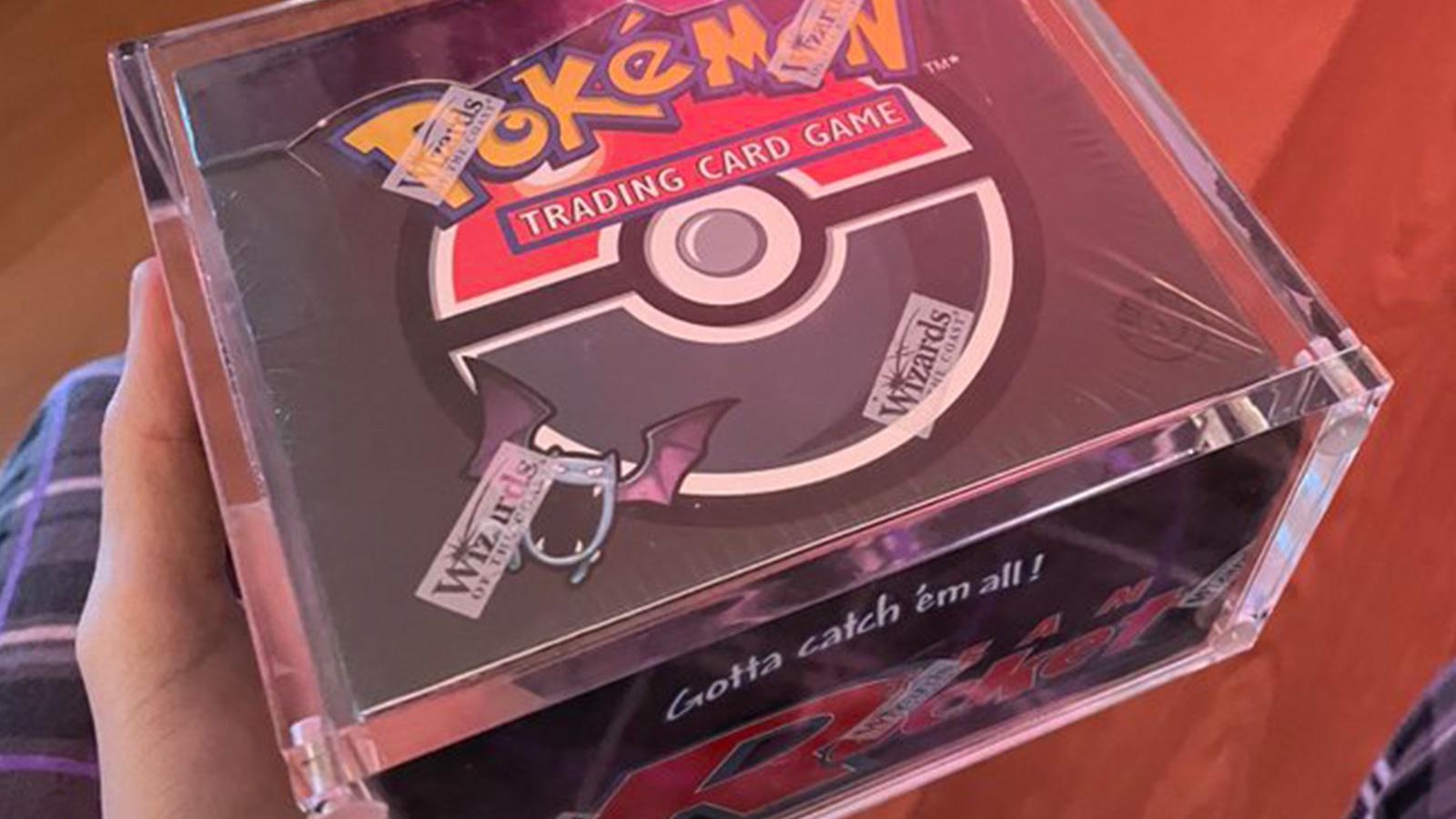 Caja primera edición cartas Pokémon el rubius