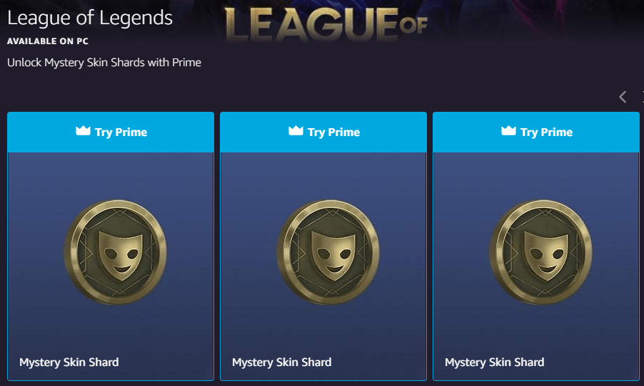 Fragmentos skins league of legends