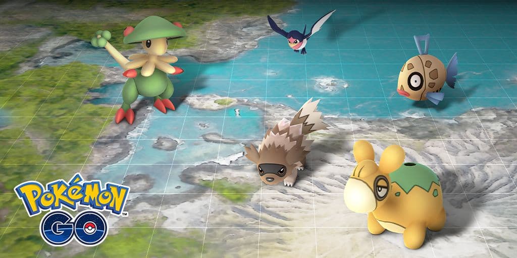 Pokémon Go región de Hoenn
