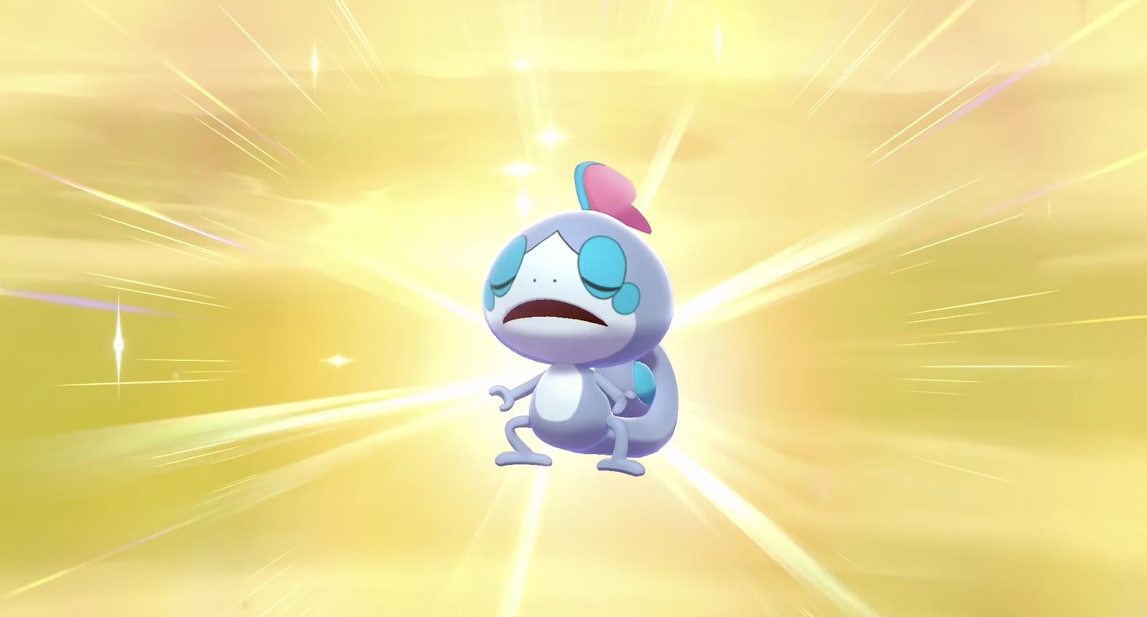 Sobble Shiny Pokémon Espada escudo