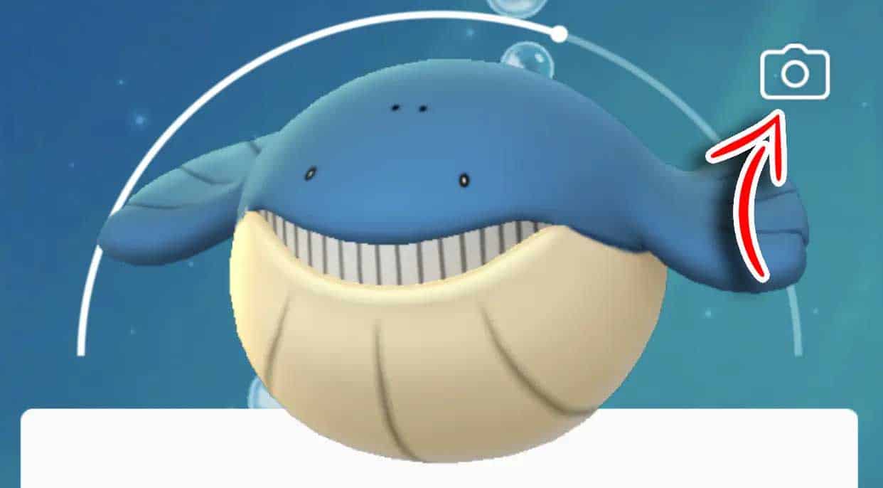 Icono captura fotos Pokémon GO