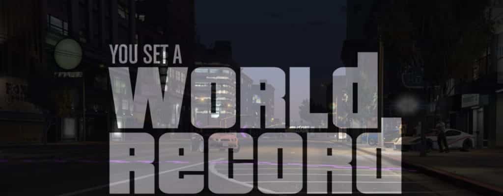 record mundial gta online