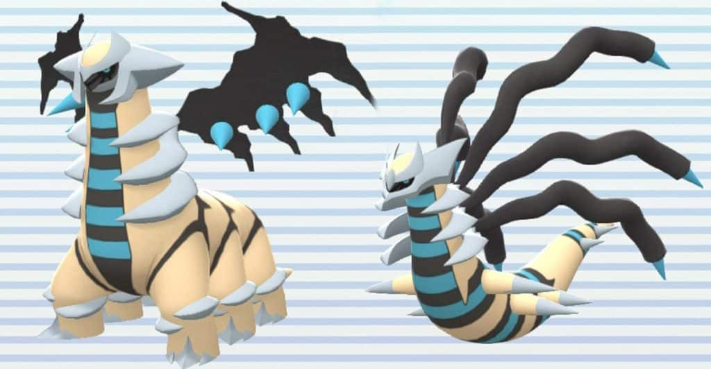 formas de giratina pokemon
