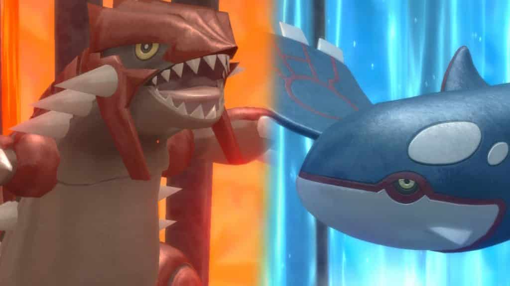 Groudon y Kyogre Pokémon