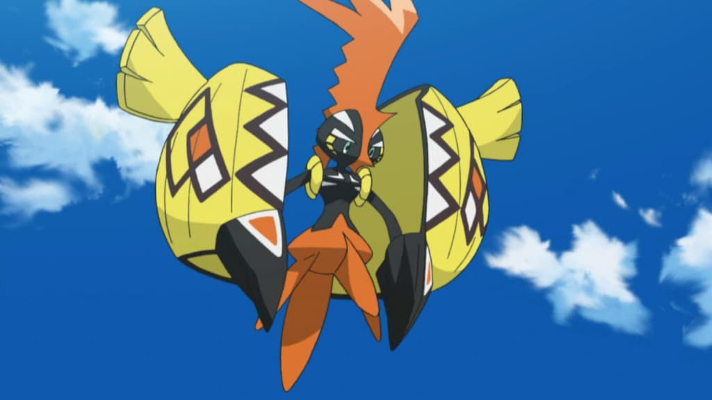 Tapu Koko en el anime Pokémon