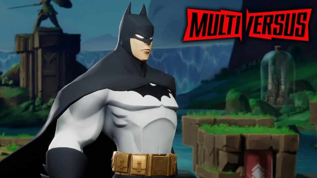 Batman con el logo de multiversus