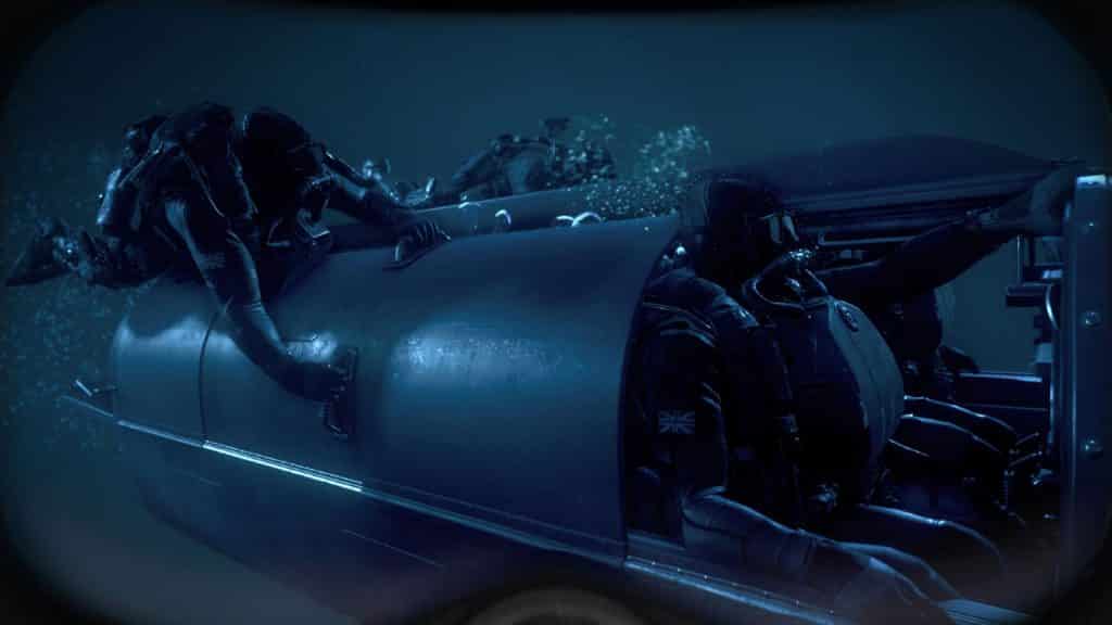 Modern Warfare 2 debajo del agua
