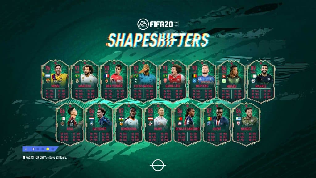 Equipo Shapeshifters en FIFA 20