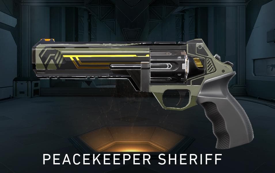Brimstone’s Peacekeeper Sheriff skins valorant