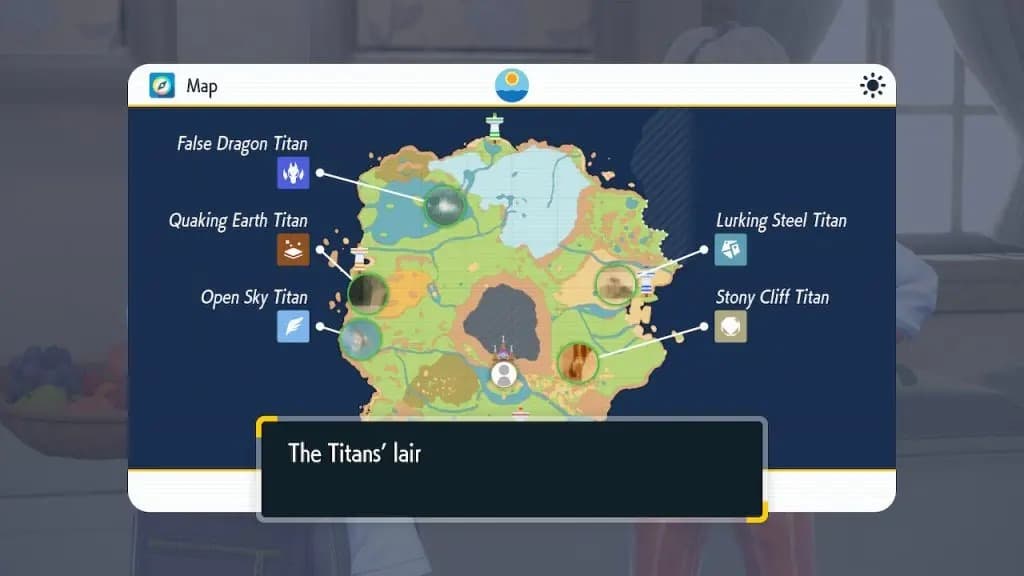 mapa titanes pokémon