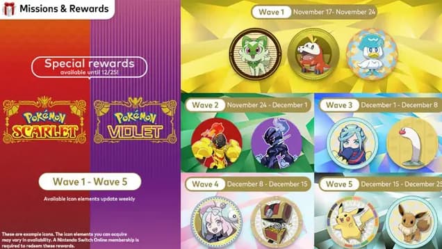 iconos exclusivos nintendo switch online pokémon