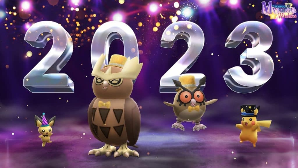 Evento de Pokémon Go de Año nuevo