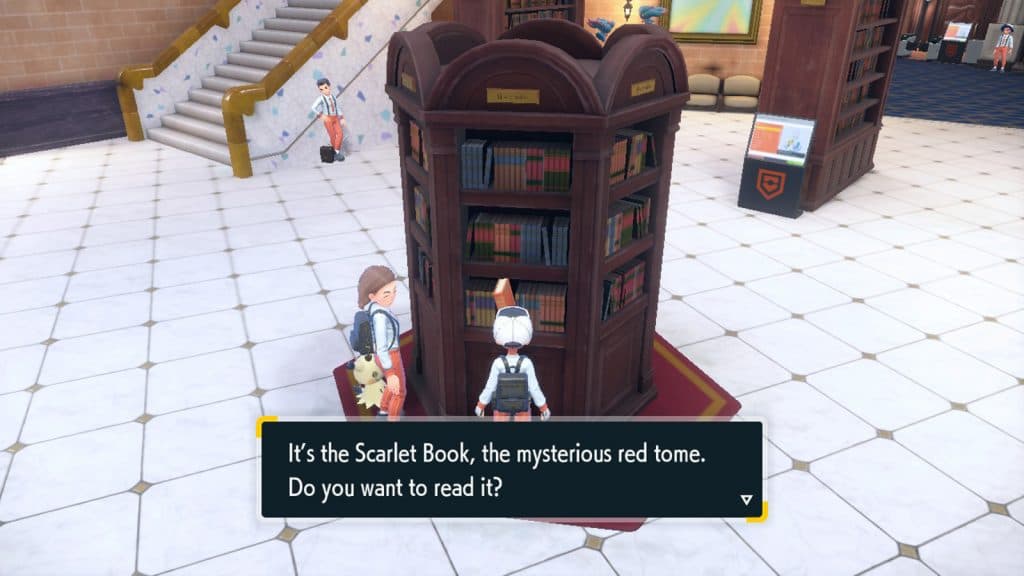 biblioteca de la academia pokémon