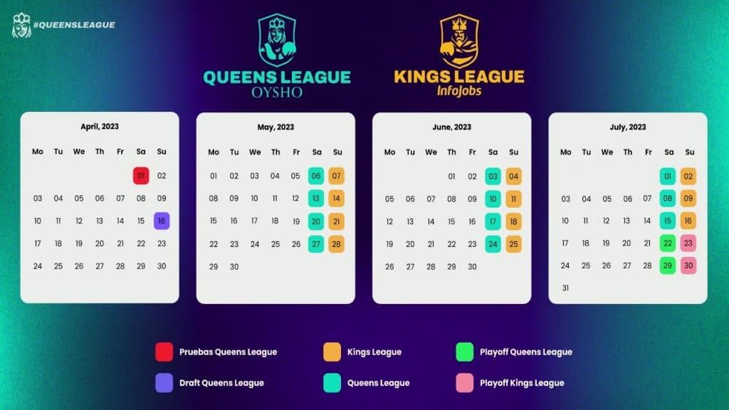 calendario de la queens league