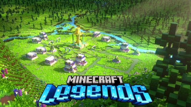 Ciudad en Minecraft Legends