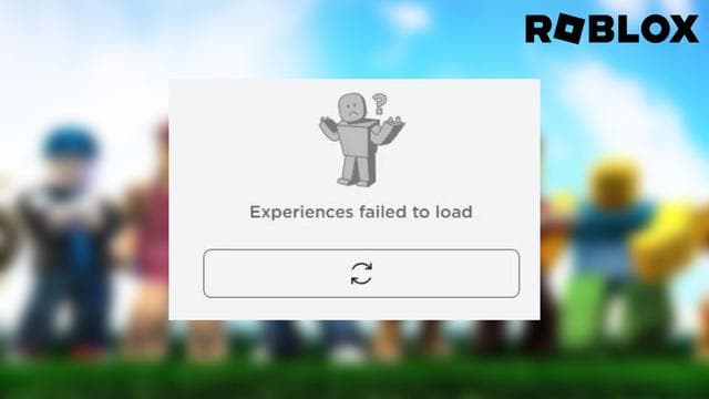 pantalla error al cargar experiencias roblox