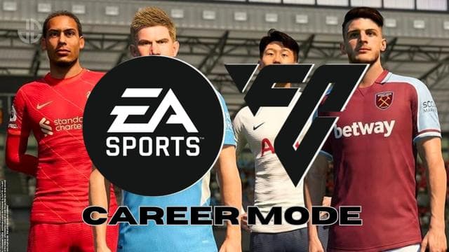 jugadores y logo de EA SPORTS FC
