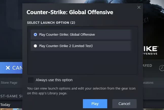 iniciar beta counter strike 2