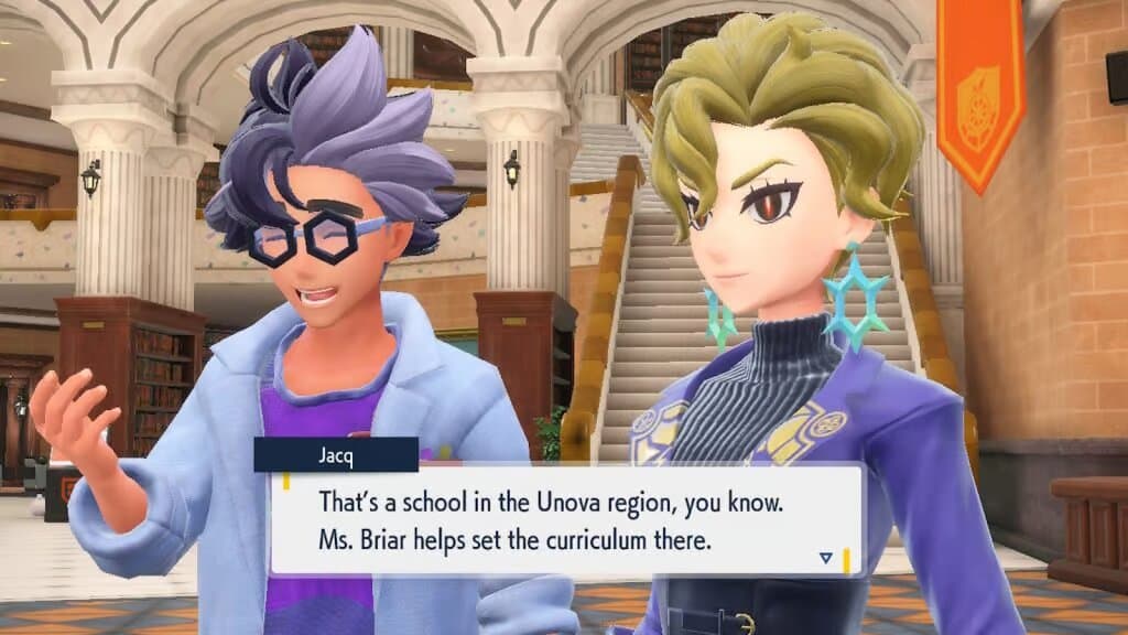 profesor Cinio Pokémon Escarlata y Púrpura