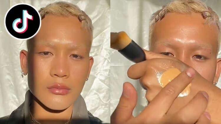 tutorial de maquillaje viral de TikTok v