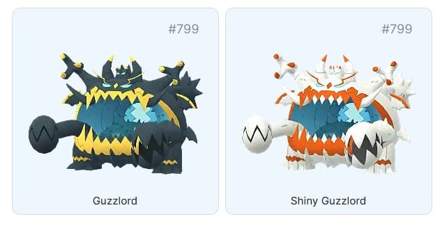 Guzzlord Shiny Pokémon Go