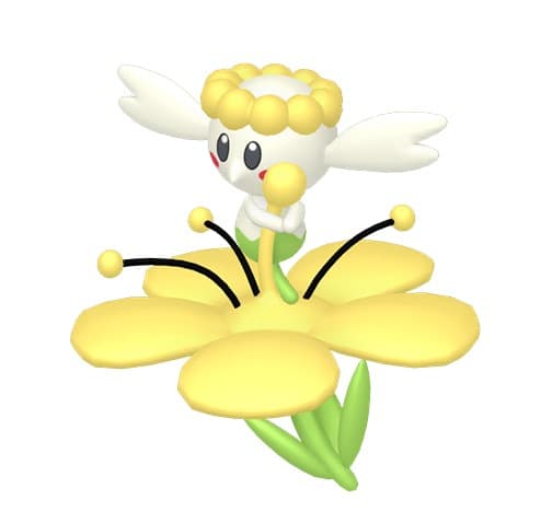 flor amarilla flabébe