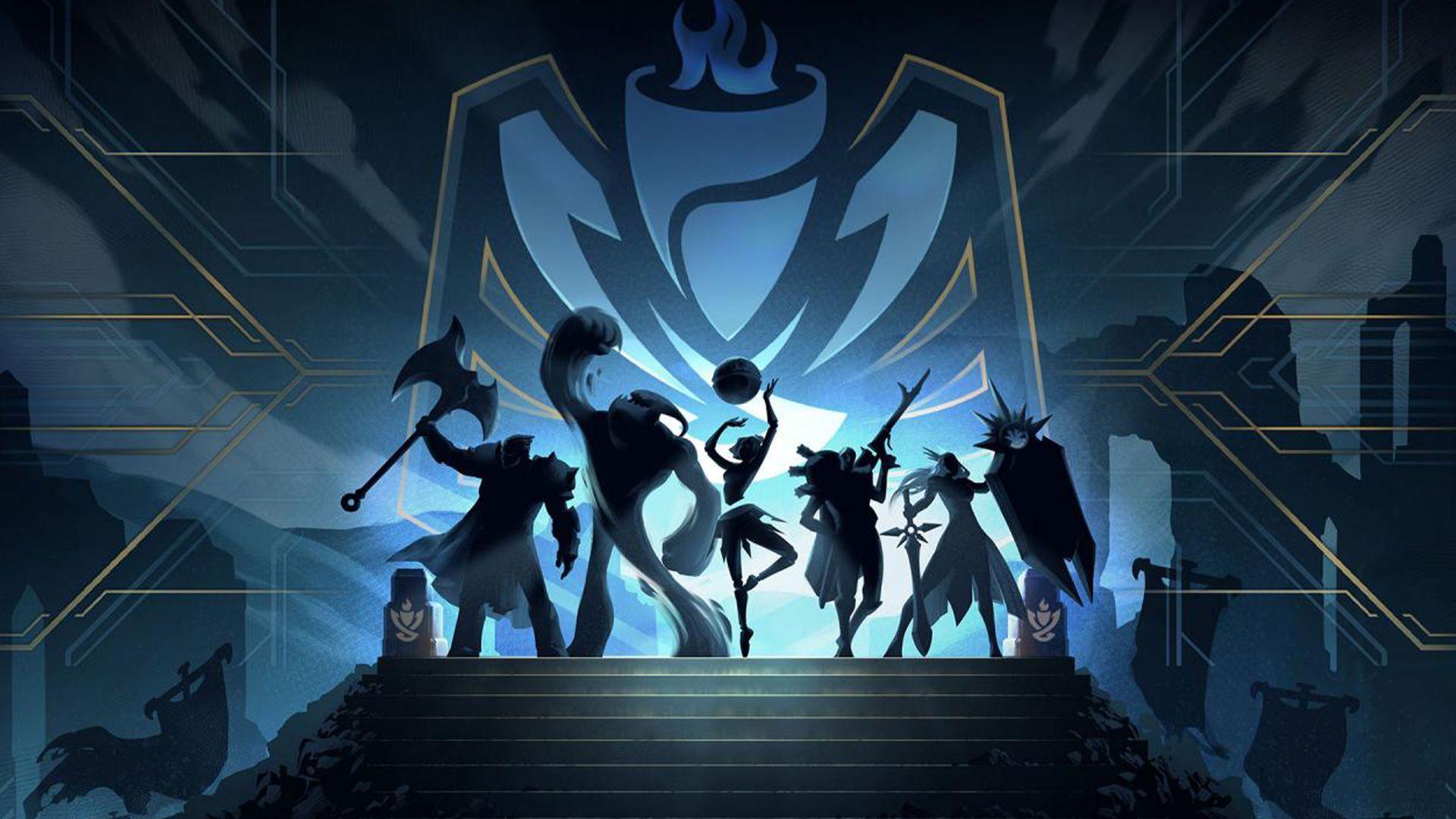 personajes ante el logo de clash