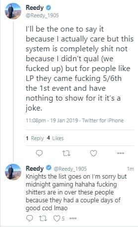 Reedy via Twitter